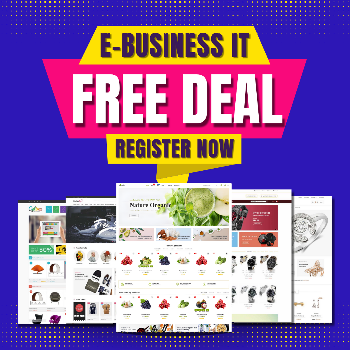 E-Business IT Exclusive Offer – SEO-friendly website with free business tools