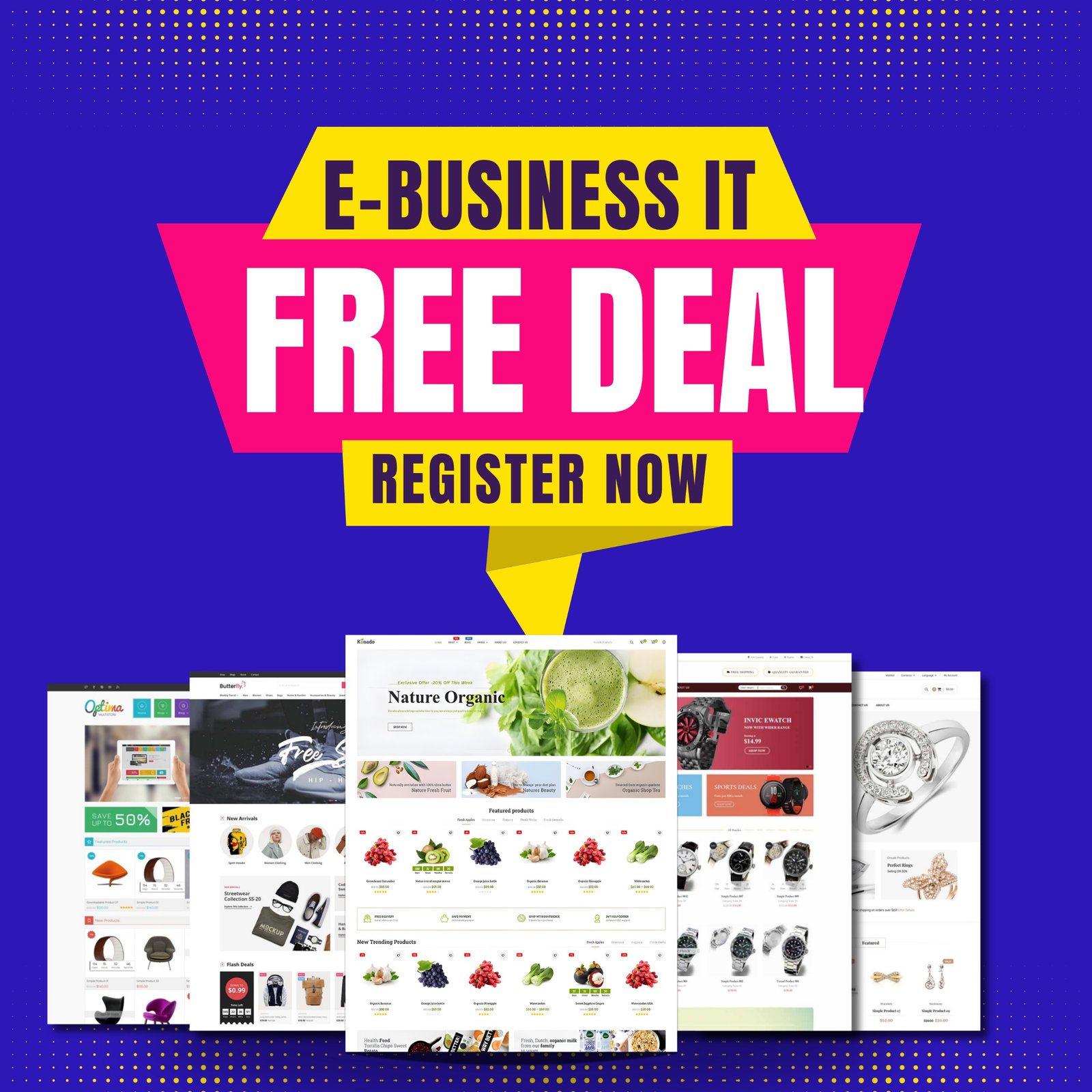 E-Business IT Exclusive Offer – SEO-friendly website with One Stop Solution